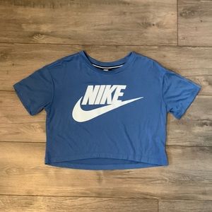 Blue Small Nike crop top